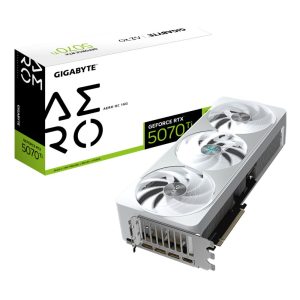 GIGABYTE GeForce RTX 5070 Ti AERO 16GB OC Graphics Card - White