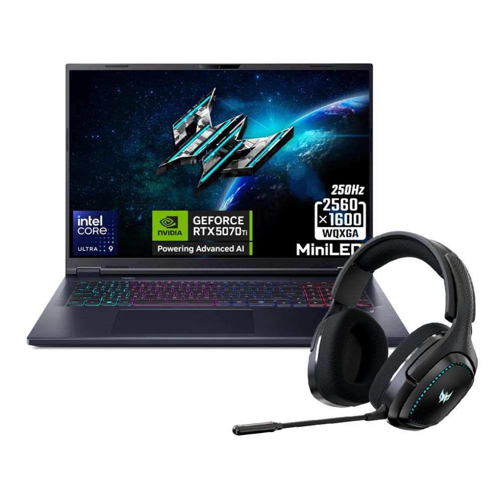 Acer Predator Helios Neo 18 AI Intel Core Ultra 9 275HX 16GB RAM 1TB SSD RTX 5070 Ti 18" Windows 11 Home Gaming Laptop