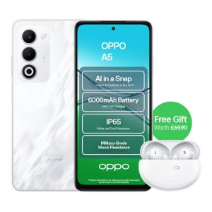 OPPO A5 Qualcomm Snapdragon 6s 4GB RAM 128GB Storage 6.67" Dual Sim ColorOS Smartphone - Mist White