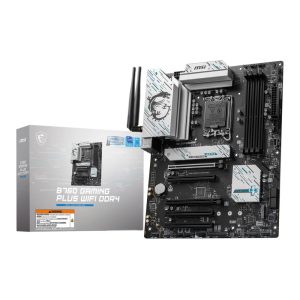 MSI Intel B760 GAMING PLUS WIFI DDR4 LGA 1700 ATX Motherboard - Black