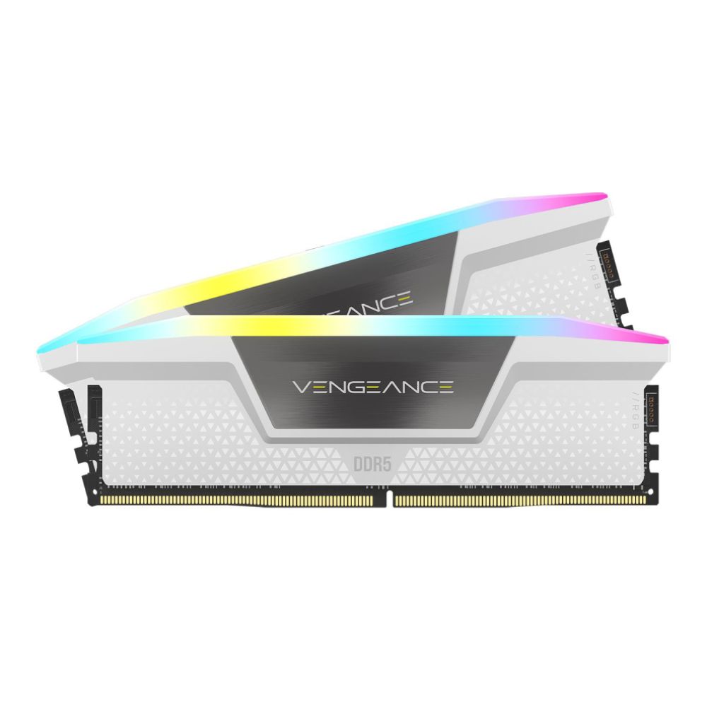 Corsair Vengeance RGB White CMH32GX5M2E6000C36W 32GB (2 x 16GB) 6000 MHz DDR5 Desktop RAM