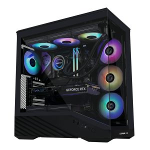 Lian Li V100 ARGB Tempered Glass Mid Tower Gaming PC - Black