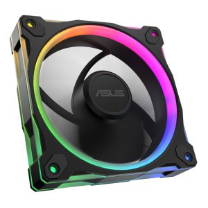 ASUS Prime MR120 ARGB 120mm Reverse PC Fan - Black