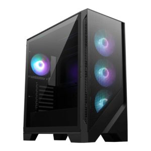 MSI MAG FORGE 120A AIRFLOW Tempered Glass Mid Tower ATX Gaming PC Case - Black
